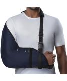 Buy Immobilizer Arm Sling for Upper Limb Injuries - Adjustable Brace for Left & Right Arm - Bursitis & Rotator Cuff Support - Medium Size Black - Buy Online on GoSupps.com