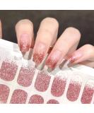 Semi Cured Gel Nails Strips 22 Stickers Nail Wraps Soft Self-Adhesive Gel Nail Stickers Salon-Quality Gel Nail Strips for Nails Manicure Nail Wraps UV/LED Lamp Required (94-The Prince's Rose) - Buy Online on GoSupps.com