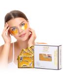Hydrogel Gold Eye Patches - 15 Pairs for Puffiness & Dark Circles - Hyaluronic Acid & Collagen Eye Mask - Anti-Wrinkle Treatment - Buy Online on GoSupps.com