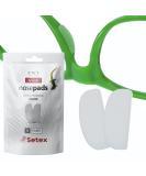 Setex Gecko Grip Ultra-Thin 0.6mm Anti Slip Eyeglass Nose Pads, (5 Clear Pair) USA Made, Innovative Microstructured Fibers, 0.6mm x 7mm x 16mm 5 Clear Pairs - Buy Online on GoSupps.com
