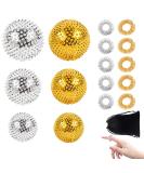 Sporgo Magnetic Massage Balls 6 Piece Set with 10 Massage Rings for Stress Relief & Acupressure Hedgehog Stress Relief Balls 32mm 47mm 56mm Diameter - Buy Online on GoSupps.com