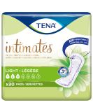 TENA Intimates Incontinence Pads for Women - Light Absorbency, Ultra Thin, Regular Length - 30 Count (Pack of 6) - Buy Online on GoSupps.com