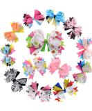 5 Inch Stacked Hair Bows for Teen & Adult Girls - 12 Colors Boutique Hair Bow Clips - Pigtail Accessories - Buy Online on GoSupps.com