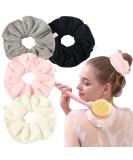 Ivyu Microfiber Hair Drying Scrunchies Towel Fiber - Buns Large Big Jumbo Scrunchie for Curl Hair for Shower Wet Anti Frizz Hair Products Absorbent Fast Terry Cloth Sleep Scrunchy Gift for Women Girls Mixed Color - Buy Online on GoSupps.com