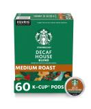 Starbucks Decaf House Blend K-Cup Coffee Pods - 60 Pods for Keurig Brewers - Buy Online on GoSupps.com