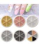 Nail Art Caviar Beads 6 Wheels Mini Caviar Micro Crystal Beads Mixed Size 3D Steel Ball Caviar Beads Gold Silver Rose Gold Black Manicure Nail Art Design for DIY Nail Decorations - Buy Online on GoSupps.com