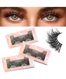 25mm 3D False Eyelashes - Handmade Dramatic Fluffy Lashes (3 Pairs) for Gorgeous Eyes | International Shipping - Buy Online on GoSupps.com