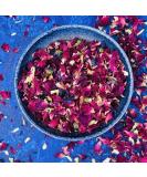 Edible 'Winter Berry' - 50g- Dried Flower Petal Mix - Red Rose White Daisy and Purple Mallow - Food Grade - Culinary - Cake - Bake - Decoration (413) - Buy Online on GoSupps.com