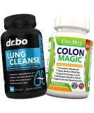 Dr. BO Lung Support & Colon Cleanse - Herbal Formula for Respiratory Health & Bowel Movements - Buy Online on GoSupps.com