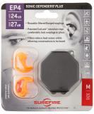SureFire EP4 Sonic Defenders Plus Earplugs - Orange, Medium, Triple Flanged Design - Reusable - Buy Online on GoSupps.com