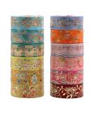 Lychii Washi Tape Set, 12 Rolls Vintage Masking Tape, Gold Foil Decorative Tape, Glitting Oriental Aesthetic Journaling Supplies for Planner, Bujo, Artistic Projects - 15 mm - Buy Online on GoSupps.com