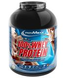 Ironmaxx 100% Whey Protein Powder - Milk Chocolate 2.35kg | Water-Soluble Low Sugar & Flavor Variety | International Shipping Available - Buy Online on GoSupps.com