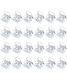 24 Pcs Small Mini Hair Clips Tiny Hair Claws Pins Clamps Plastic for Women Girl's Hair (Clear) - Buy Online on GoSupps.com
