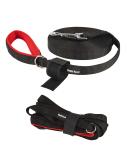 Lampop Dog Training Lead Leash Heavy Duty Strong Nylon Long Line Lead with Soft Padded Handle for Large Medium and Small Dogs Training Running Tracking Camping or Backyard (L15m/50ft Black) L: 15M/50FT Black - Buy Online on GoSupps.com