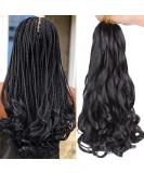 Dt Cheryl French Curls Braiding Hair - 8 Pack Pre-Stretched 24 Inch Loose Wave Curly Hair Extensions (1B) - Lightweight Synthetic Braids for Easy Styling - Buy Online on GoSupps.com