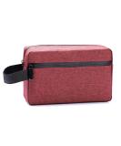 Etercycle Men's Waterproof Toiletry Bag - Portable Travel Wash Bag and Cosmetic Organizer - Gym Shaving Shower Dopp Kit with Handle (Wine Red) - Buy Online on GoSupps.com