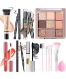 Premium Makeup Set Kit for Women & Teens | 9 Color Eyeshadow Brush & Sponge Set | Perfect Gift - Buy Online on GoSupps.com