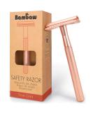 Bambaw Rose Gold Double Edge Safety Razor for Women | Eco-Friendly Metal Razor | Fits All Double Edge Blades | 1 Count, Pack of 1 - Buy Online on GoSupps.com