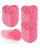 WLLHYF 50 Pieces Compressed Facial Sponges Natural Cellulose Facial Cleaning Sponges Professional Cosmetic Spa Sponges for Face Cleansing Makeup Removal Pore Exfoliating (50pcs) 50pcs Heart-pink - Buy Online on GoSupps.com