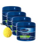 Buy Noxzema Face Cleanser 2 Oz - Deep Clean Cream with Eucalyptus Oil & Moofin Bath Sponge - Gentle for All Skin Types - Pack of 4 | International Shipping - Buy Online on GoSupps.com