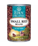 Eden Organic Small Red Beans - No Salt Added, 15oz Can (Pack of 12) - Healthy & Natural - Buy Online on GoSupps.com
