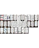PowerTRC Temporary Tattoo Set - 30 Sheets for Neck, Body, Wrists - Adults and Kids - Buy Online on GoSupps.com