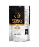 Perky Jerky Original Turkey Jerky, 14oz - Low Sodium - 10g Protein per Serving - Low Fat - 100% U.S. Sourced - Handcrafted, Tender Texture and Bold Flavor 14oz TURKEY - Original - Buy Online on GoSupps.com