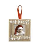 Baby's First Christmas Wooden Ornament - Personalized Keepsake for the Holidays - Buy Online on GoSupps.com