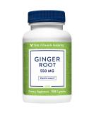 Vitamin Shoppe Ginger Root 550MG Capsules - Digestion Support & Soothing Herb Supplement (100ct) - Buy Online on GoSupps.com