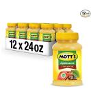 Mott's Cinnamon Applesauce 24 oz Jar (Pack of 12) - Delicious & Healthy Snack - Buy Online on GoSupps.com