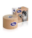 CureTape Classic Beige Waterproof Kinesiology Tape | Best Adhesion K-Tape for Sports & Medical Use - Buy Online on GoSupps.com