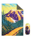 Bedvcaty Camping Blanket, Puffy Waterproof Blanket Windproof Resistant, Packable, for Outdoors, Travel, Beach. (Mountain, 78" x 55") Mountain 78" x 55" - Buy Online on GoSupps.com