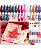 Beetles Gel Nail Polish Set - 14+3 Colors Advent Calendar 2024 | Glitter Glow in the Dark & Spring Shades - Perfect Gift for Women & Girls - Buy Online on GoSupps.com