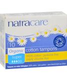 Natracare Organic Non-Applicator Super Tampons - Eco-Friendly & Chemical-Free - Buy Online on GoSupps.com