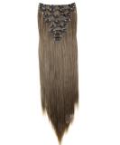 CAISHA by PRETTYSHOP XXL 24 8 Pieces Set Clip In Hair Extensions Ombr Brown Blonde #8T25 - Buy Online on GoSupps.com