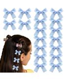 Shop 40-Piece Small Hair Loop Clips - Cute Blue Crocodile Hair Accessories for Women Girls & Children - Buy Online on GoSupps.com