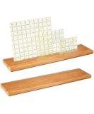 Wooden Quilting Ruler Rack Organizer with 5 Slots - Brown | Home & Office Desk Stand - Buy Online on GoSupps.com