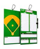 Elite Dry Erase Baseball Coaches Clipboard | Double-Sided Marker Board - Buy Online on GoSupps.com