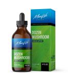 Mushroom Tincture Drops for Immune Support - Heart, Digestive & Cognitive Health - Non-GMO Liquid Formula - 4fl. oz Bottle - Buy Online on GoSupps.com