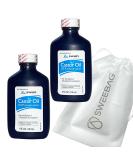 SWAN Castor Oil USP - 100% Stimulant Laxative for Occasional Constipation Relief - 4 Fl Oz (Pack of 2) with Waterproof Bag - International Shipping Available - Buy Online on GoSupps.com