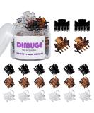DIMUGE 22 pcs Small Hair Accessories for Women Girls and Boys - Clear Brown and Black Claw Clips - 1 inch - Strong Grip Styling Barrettes - Buy Online on GoSupps.com