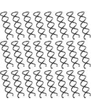 Spiral Hair Pins 25 Pcs - Non-Scratch Round Tips Hair Accessories for Women - Black Bobby Pins for Bun Hairstyles - Buy Online on GoSupps.com