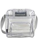Eastsport Clear Stadium Tote Bag - Gray | Approved for Stadiums | Trendy & Functional Design - Buy Online on GoSupps.com