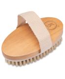 K-Pro Dry Brush Body Brush - Natural Bristles for Cellulite | Eco-Friendly Wooden Body Scrub Tool - Buy Online on GoSupps.com