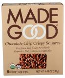 Made Good Chocolate Chip Crispy Squares - 6 Pack (4.68 oz) | Healthy Snack Bars - Buy Online on GoSupps.com