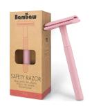 Bambaw Pink Double Edge Safety Razor for Women | Eco-Friendly Reusable Metal DE Razor | Best Safety Razor for Women - Buy Online on GoSupps.com