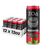 ZOA Sugar Free Tropical Punch Energy Drink - 12 Pack | Healthy Energy with B Vitamins & Amino Acids - Buy Online on GoSupps.com