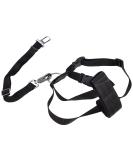 Trixie Black Car Dishes Size L - Adjustable Dog Harness for Large Dogs (Chest 70-90 cm) | Secure Travel Solution - Buy Online on GoSupps.com