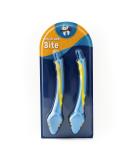 Brush and Bite Handle & Triple Bristle Replacement Brush Head Combo for Special Needs & Autism | Ergonomic Handle with Bite Block | Patented 3 Head Design | Kids & Adults Combo Pack - Buy Online on GoSupps.com