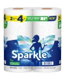 Sparkle Tear-A-Square Paper Towels, 2 Double Rolls  4 Regular Rolls, 2 Count (Pack of 1) - Buy Online on GoSupps.com